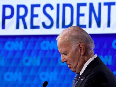 The Writing on Joe Biden’s Face at the Presidential Debate