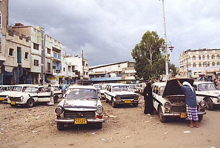 La station de taxis