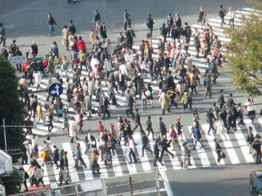 Le plus célèbre passage piéton du monde à Tokyo