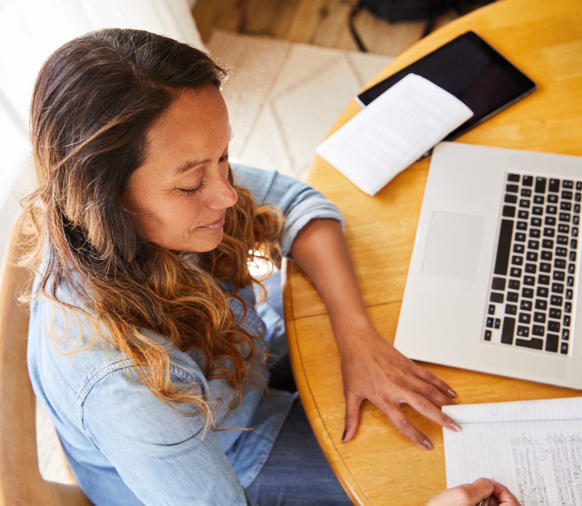 Young woman in office setting