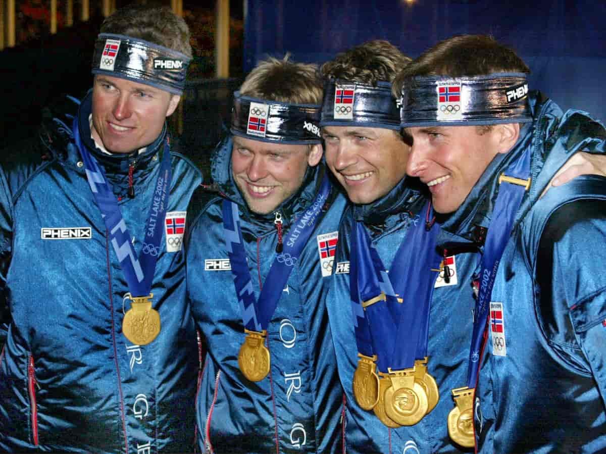 Norges stafettlag i skiskyting, Salt Lake City 2002