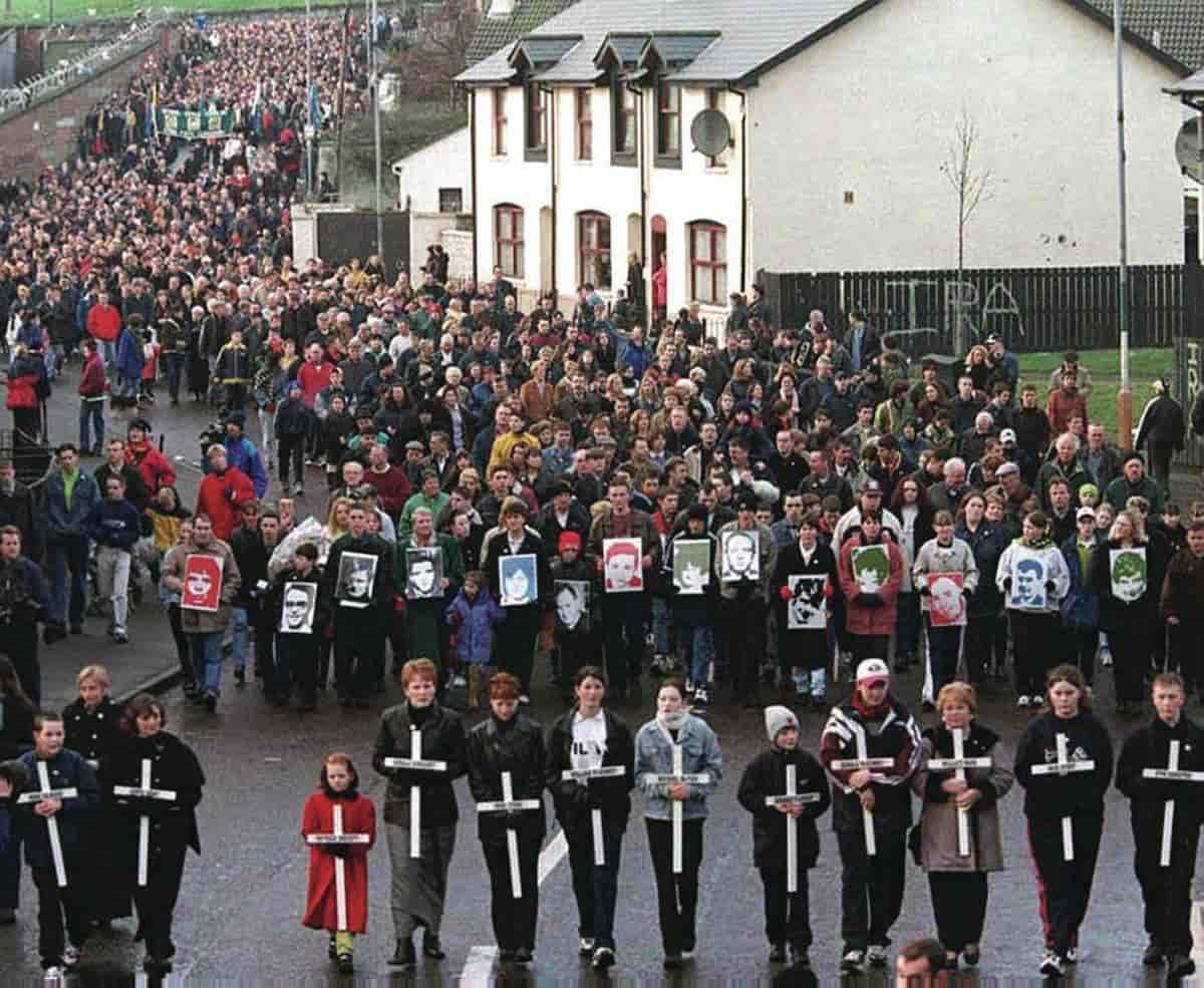 Nord-Irland (Historie) (Minnetog for Blodige søndag)