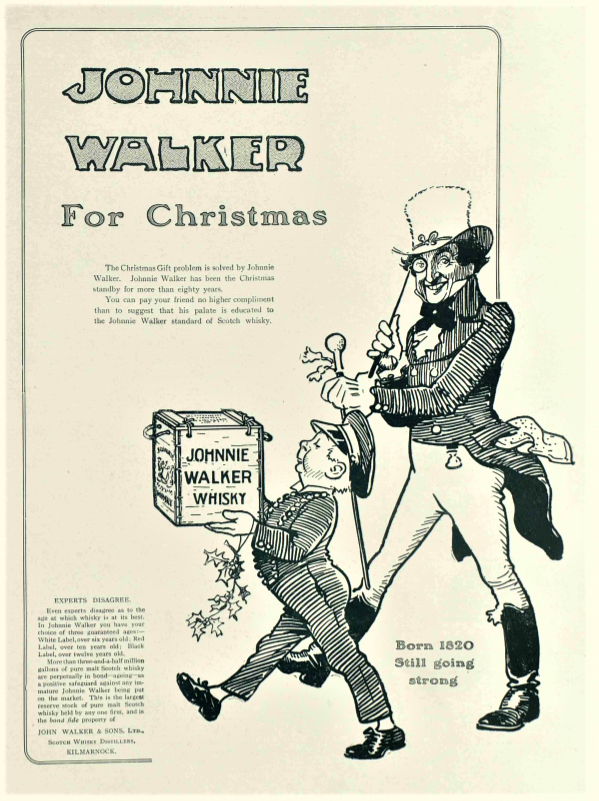 Reklame publisert i The Tatler 2. desember 1908