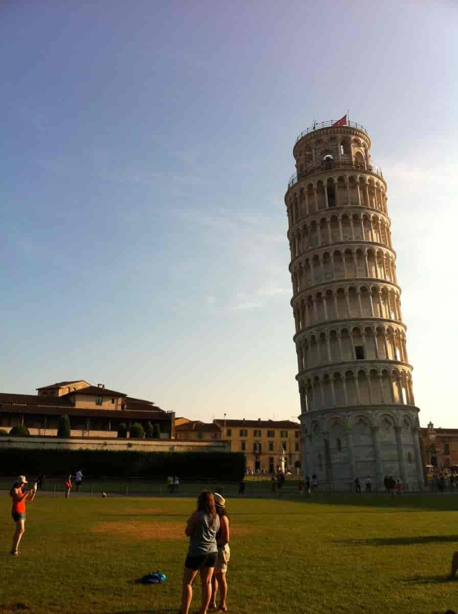 Det skjeve tårn i Pisa