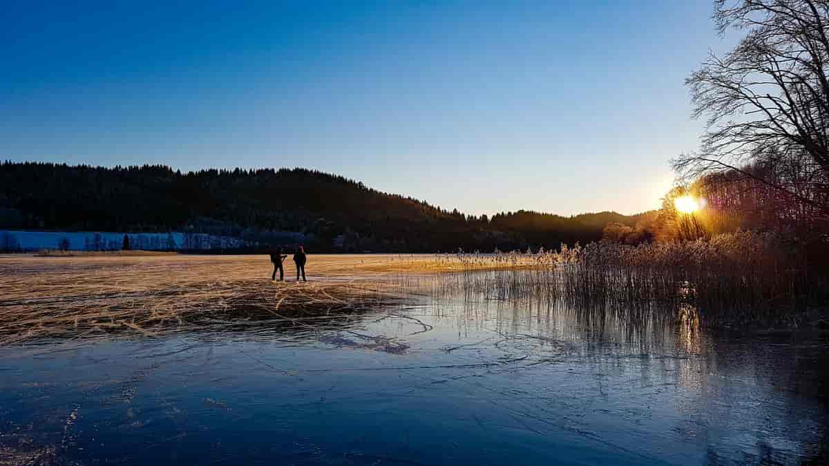 Turskøyting på Jonsvatnet