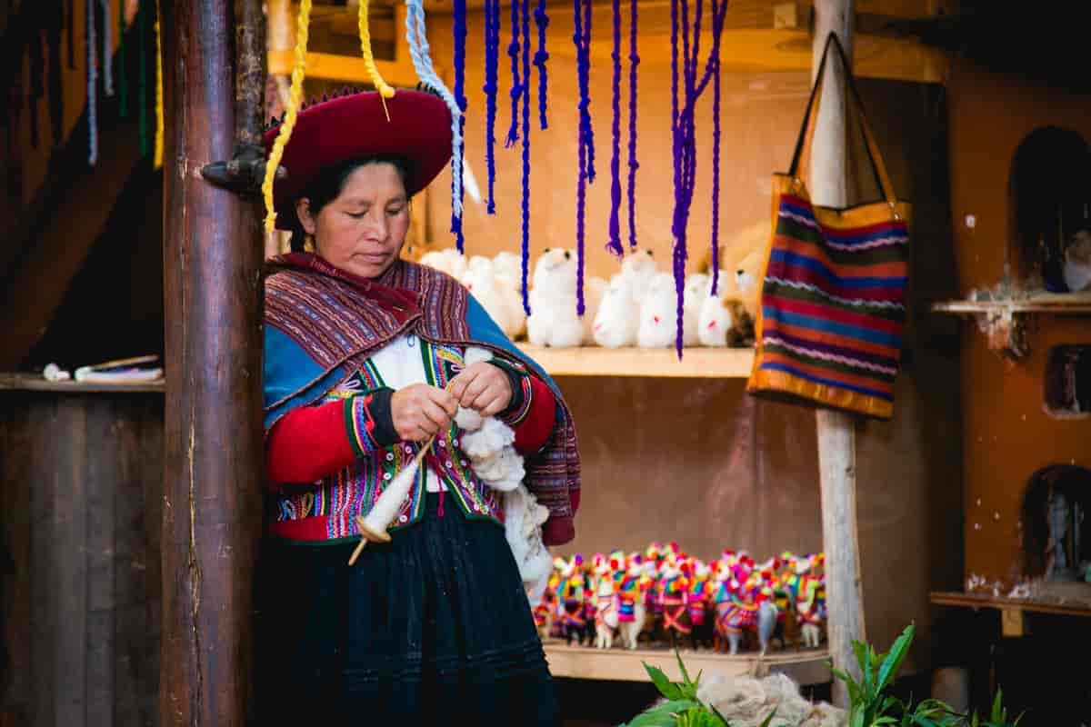 Alpakkaull fra Peru