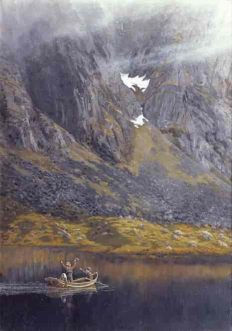 «Ekko» (1888) av Theodor Kittelsen