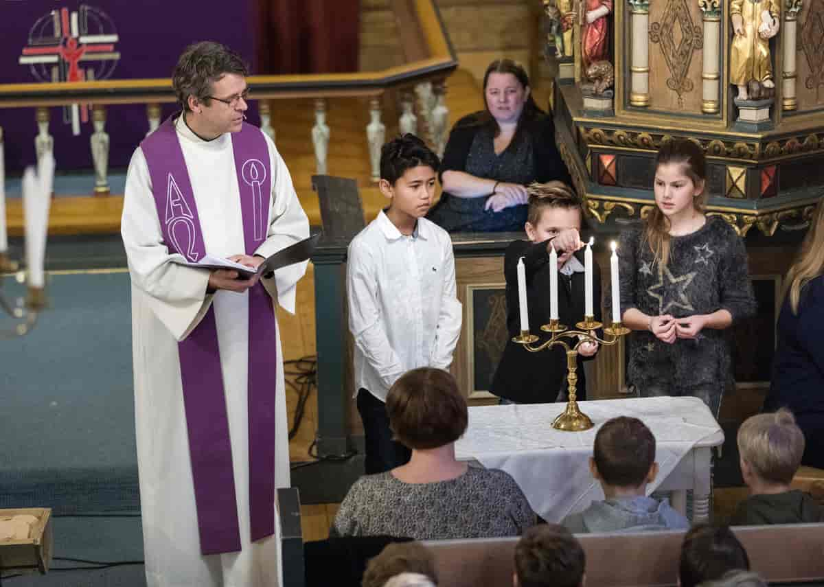 Skolegudstjeneste i Leinstrand kirke