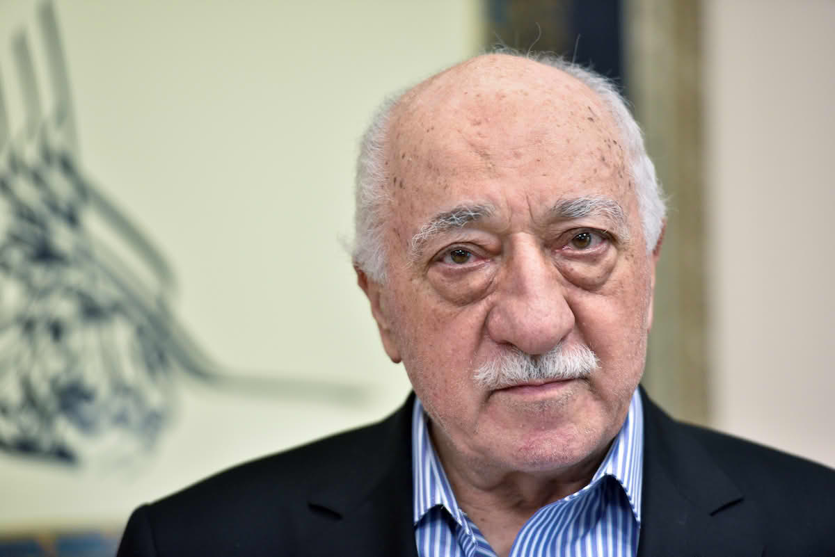 Portrett av Fethullah Gülen