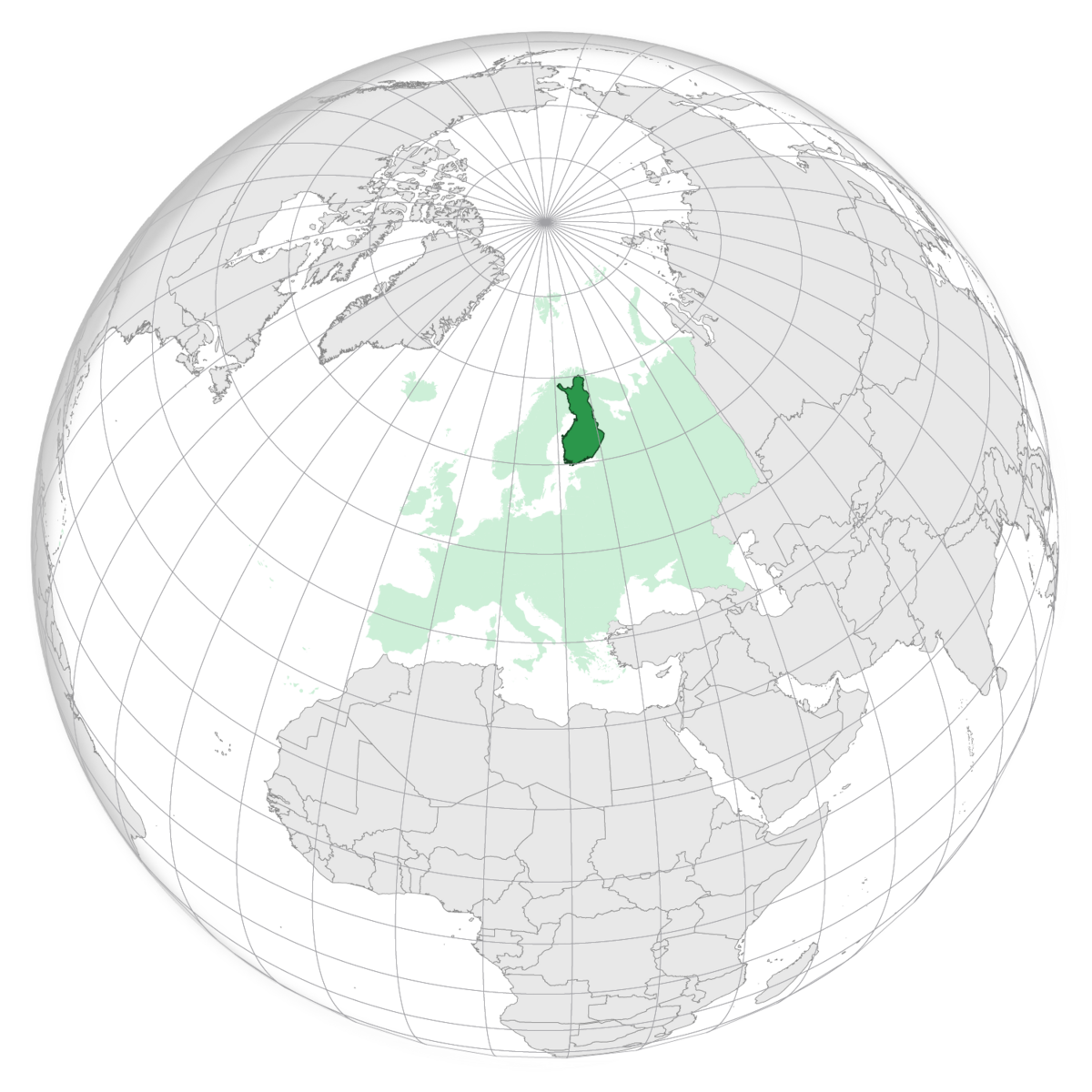 Finland, plassering