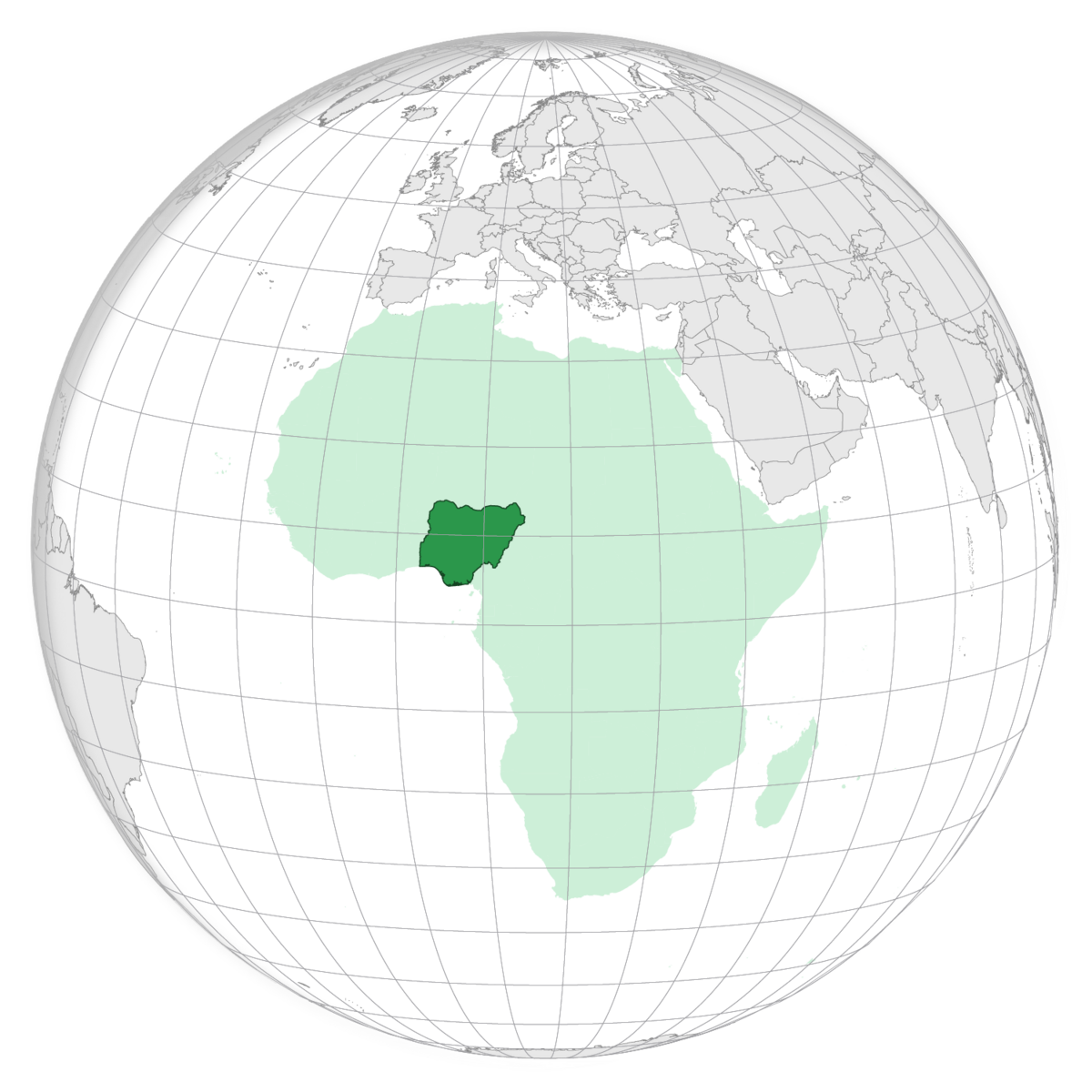 Nigeria, plassering