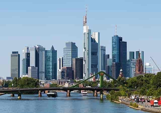 Skyline of Frankfurt am Main, Germany