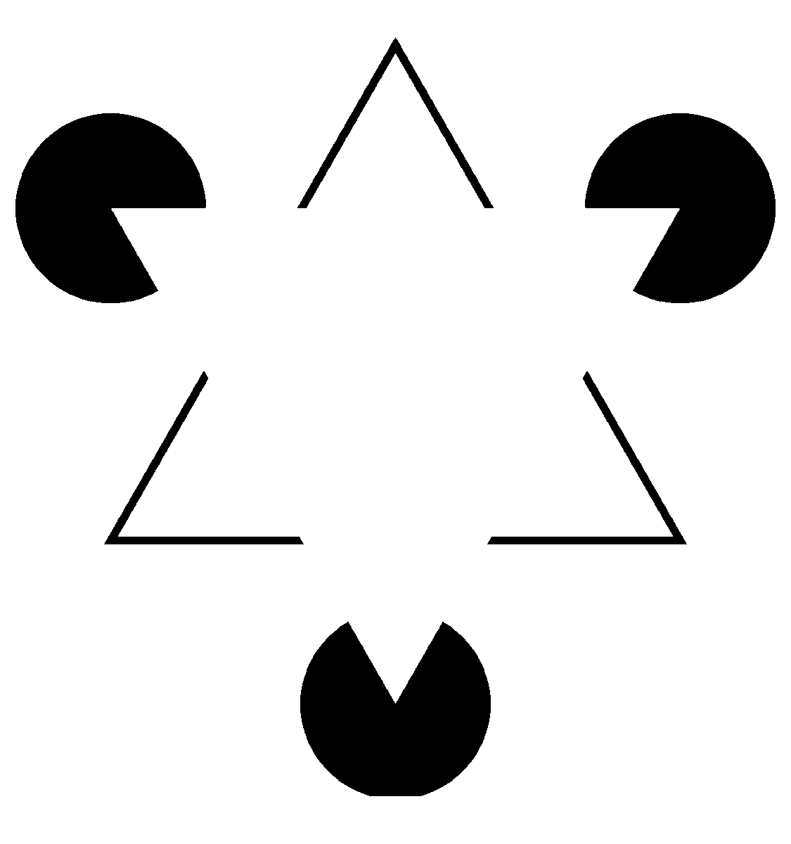 Kanizsa triangel