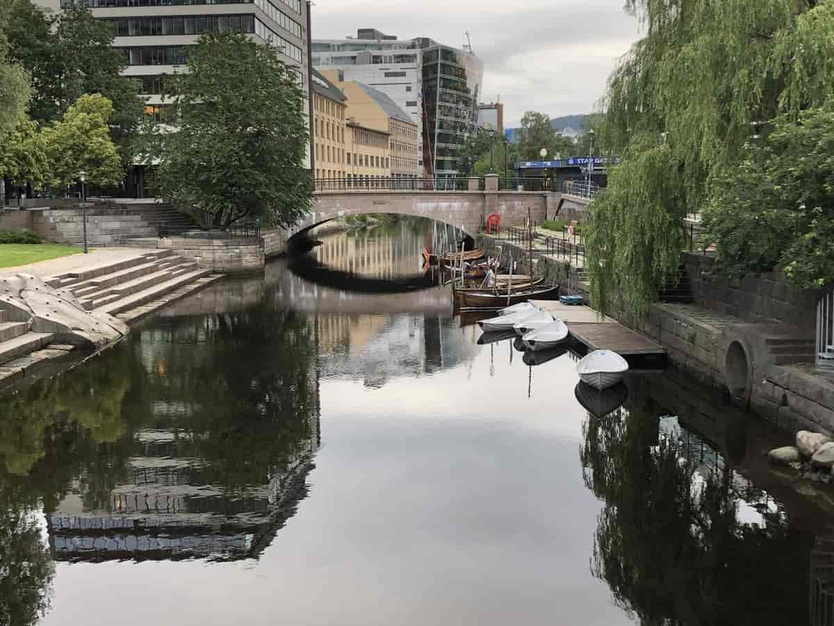 Akerselva ved Grønland, foto fra 2019