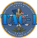 a logo for the los santos police department that says tac 1