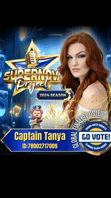 captain tanya is a finalist in the supernova project for the 2024 season