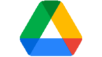 a google drive logo with a green yellow and red triangle