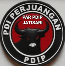 a logo for pdi perjuangan par pdip jatisari pdip