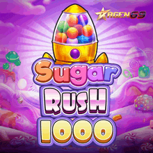 a game called sugar rush 1000 has a rocket with candy in it