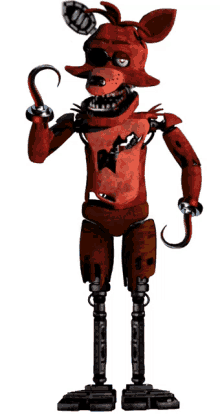 five nights at freddy 's foxy with a broken leg