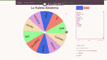 a screen shot of a roulette wheel with the words partimos at the bottom