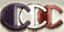 a drawing of a champion logo with a red white and blue color scheme