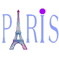 a drawing of the eiffel tower with the word paris