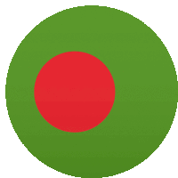 green circle with a red circle in the middle