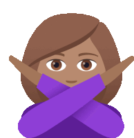 a woman with her arms crossed and a purple sweater on