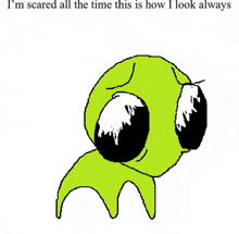 Scared Alien Gnarp Gnarp Gab Meme