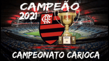 a poster for the campeonato carioca soccer league