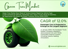 green tires market size share & trends analysis report by vehicle type light commercial vehicles passenger cars heavy trucks buses & coaches by application