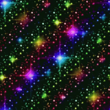 a colorful background with a lot of stars on it