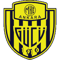 a yellow and blue emblem for a soccer team called ankara