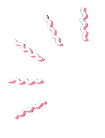 a white background with pink and white waves on it