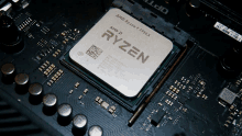 a close up of an amd ryzen 9 5900x processor