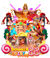 a poster for bonanza slot 88 with a cartoon character