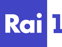 a blue and white rai 1 logo