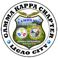 a logo for the gamma kappa chapter of ligao city