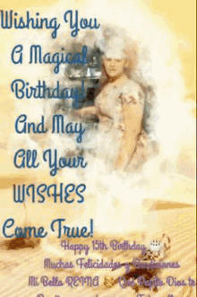 a birthday card wishing you a magical birthday