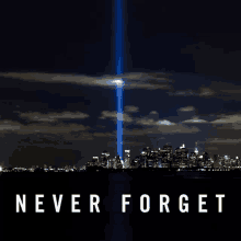 a poster that says " never forget " on it