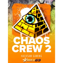 a poster for chaos crew 2 shows a pyramid with an eye on it