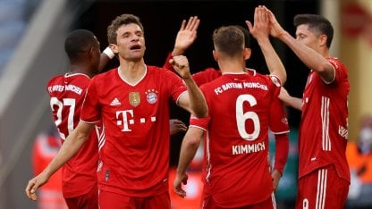 Bayern festejó sin jugar su partido