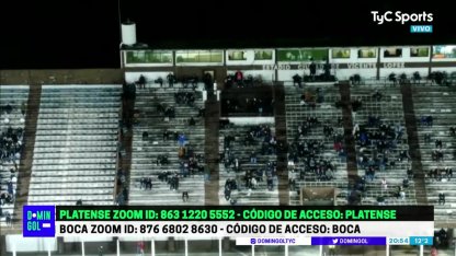 La cantidad de gente en la cancha de Platense