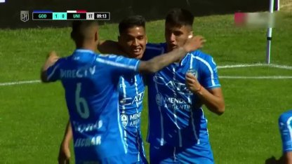 Godoy Cruz Unión Gol de Sebastián lomónaco gana el tomba 1-0