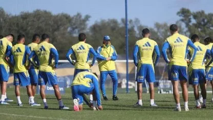 Entrenamiento de Boca