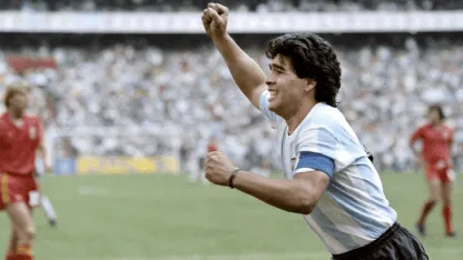 El personaje de los Supercampeones que homenajea a Diego Maradona