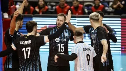 La Selección Argentina de vóley no pudo con el segundo amistoso de cara a la VNL