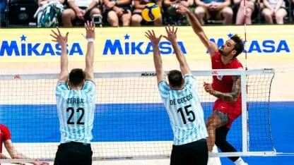 Revés de la Selección Argentina de voley en el inicio de la VNL en Ottawa