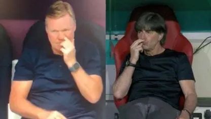 El asqueroso gesto de Ronald Koeman a lo Joachim Löw